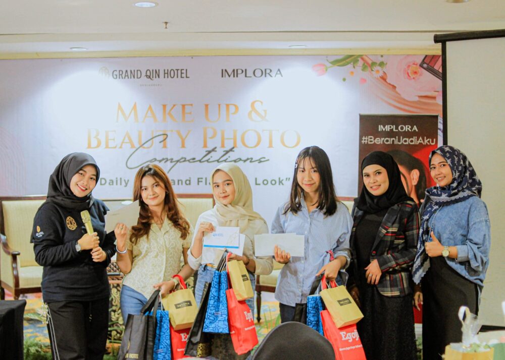 Grand Qin dan Implora Sukses Kolaborasi dalam Lomba Tata Rias untuk Pelajar